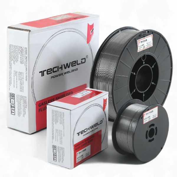 Kawat Las Flux Core Wire High Tensile Steel Gasless (Fcaw) Techweld